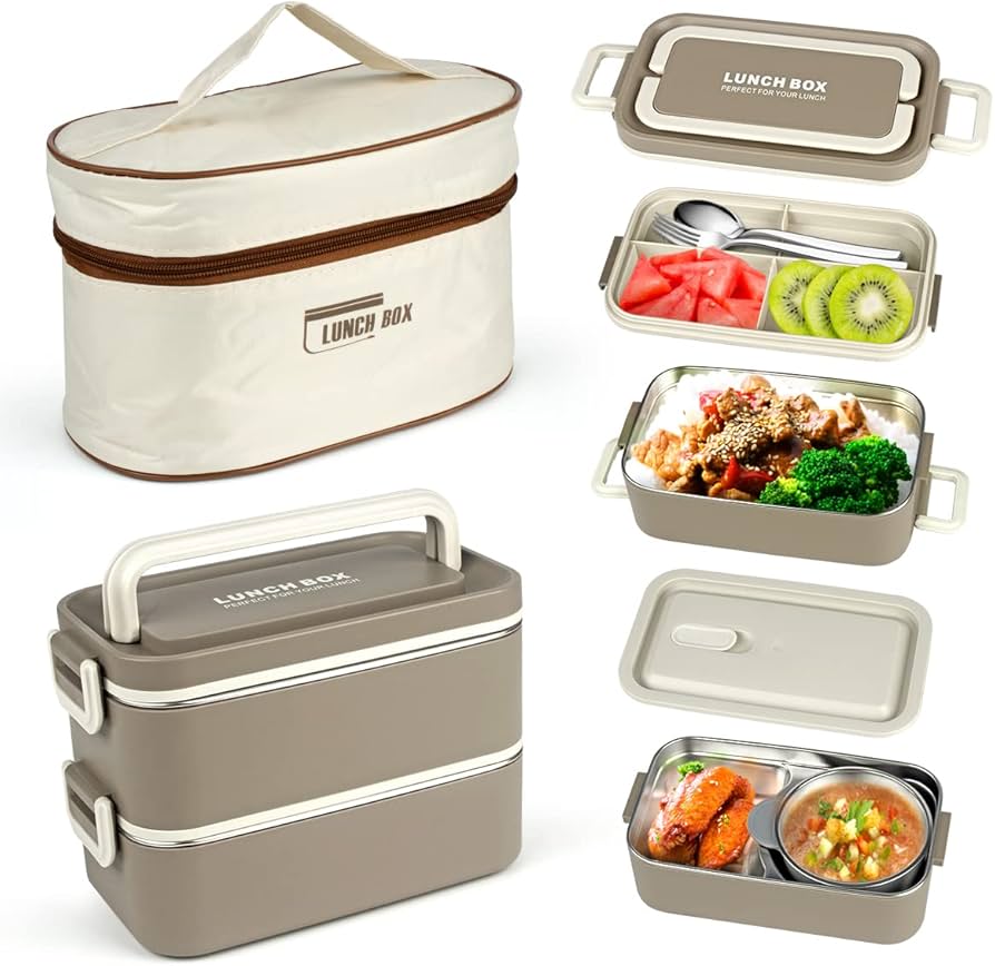 Lunch Box Set with Insulated Carry Bag - Gulf Goods