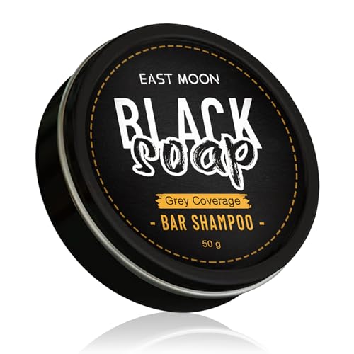 EAST MOON - Black Soap Bar Shampoo (Original) - Gulf Goods