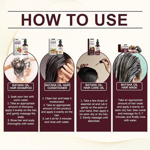 EELHOE - Batana Oil Hair Care Set (Original) - Gulf Goods