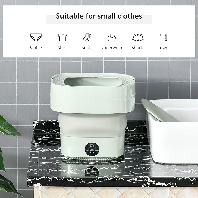 Foldable Mini Laundry Machine - Gulf Goods