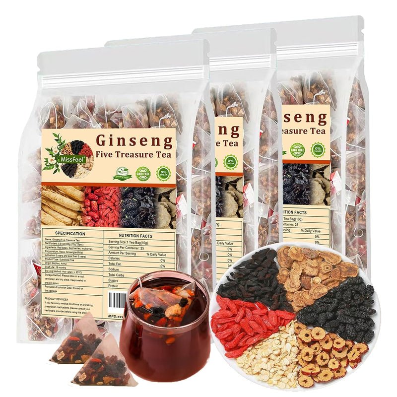 Ginseng Five Treasure Tea - Gulf Goods
