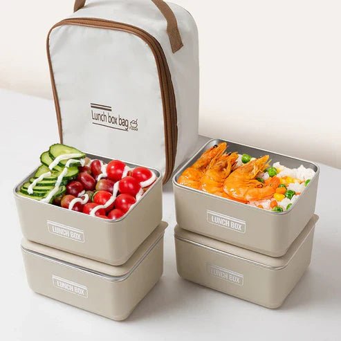 Lunch Box Set with Insulated Carry Bag - Gulf Goods