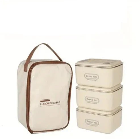 Lunch Box Set with Insulated Carry Bag - Gulf Goods