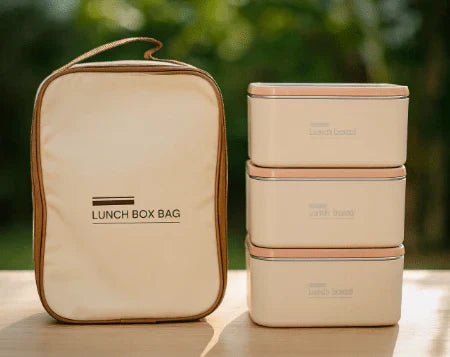Lunch Box Set with Insulated Carry Bag - Gulf Goods